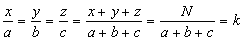 se aplica propiedad de las proporciones