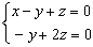 Sistema 2x2 equivalente al dado